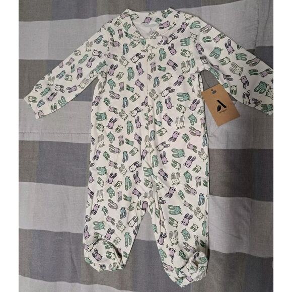 Amazon Aware Unisex Babies' Cotton Footed Sleeper Pajamas Pack Of 2 (3 Months) - Picture 5 of 12